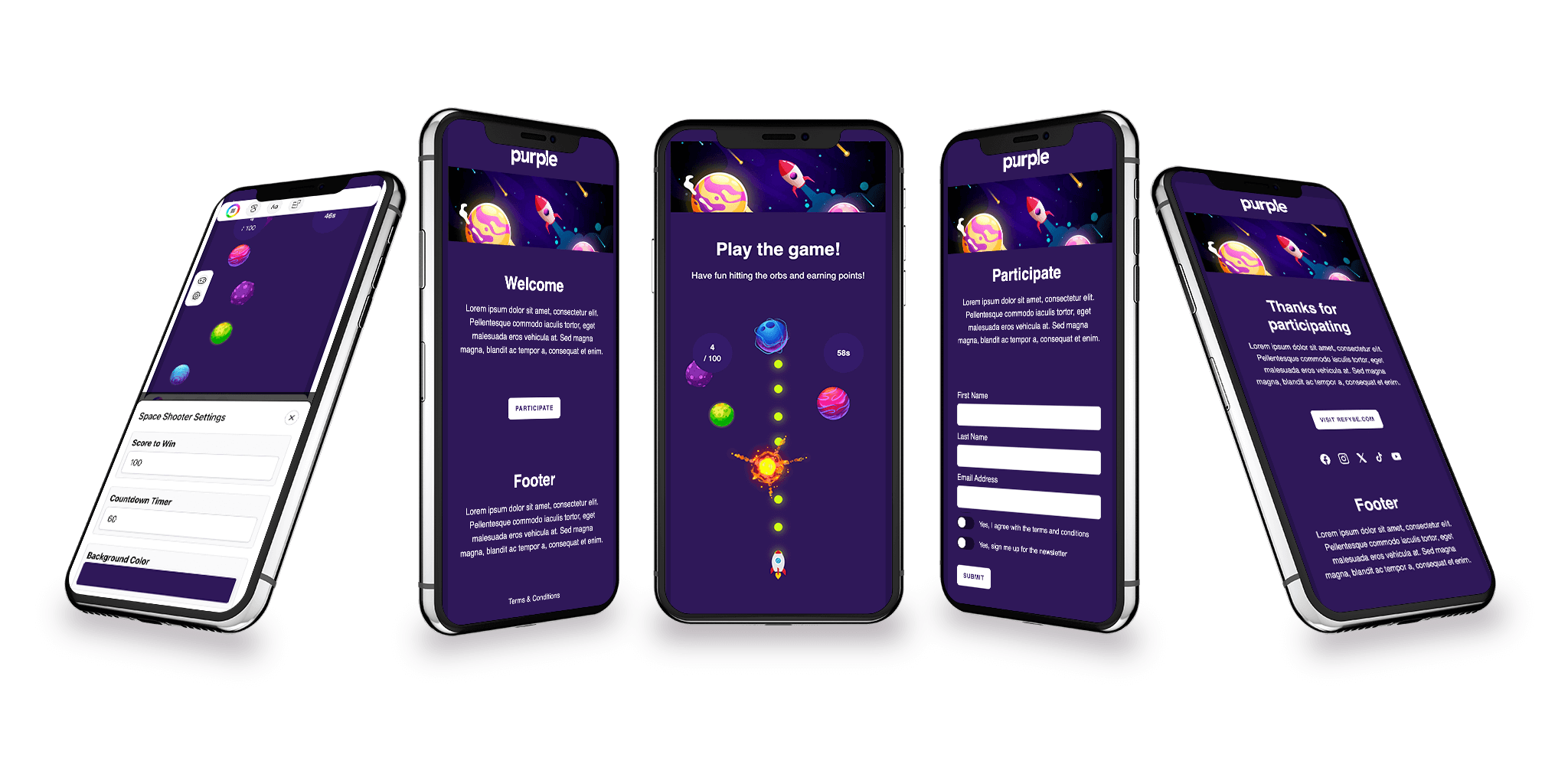 Refybe flow screens